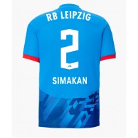 RB Leipzig Mohamed Simakan #2 Tredjedrakt 2023-24 Kortermet